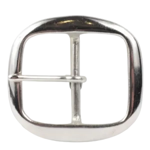 2 Inch 50mm Silver Oval Belt Buckle