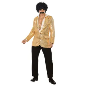 70's Gold Sequin Blazer