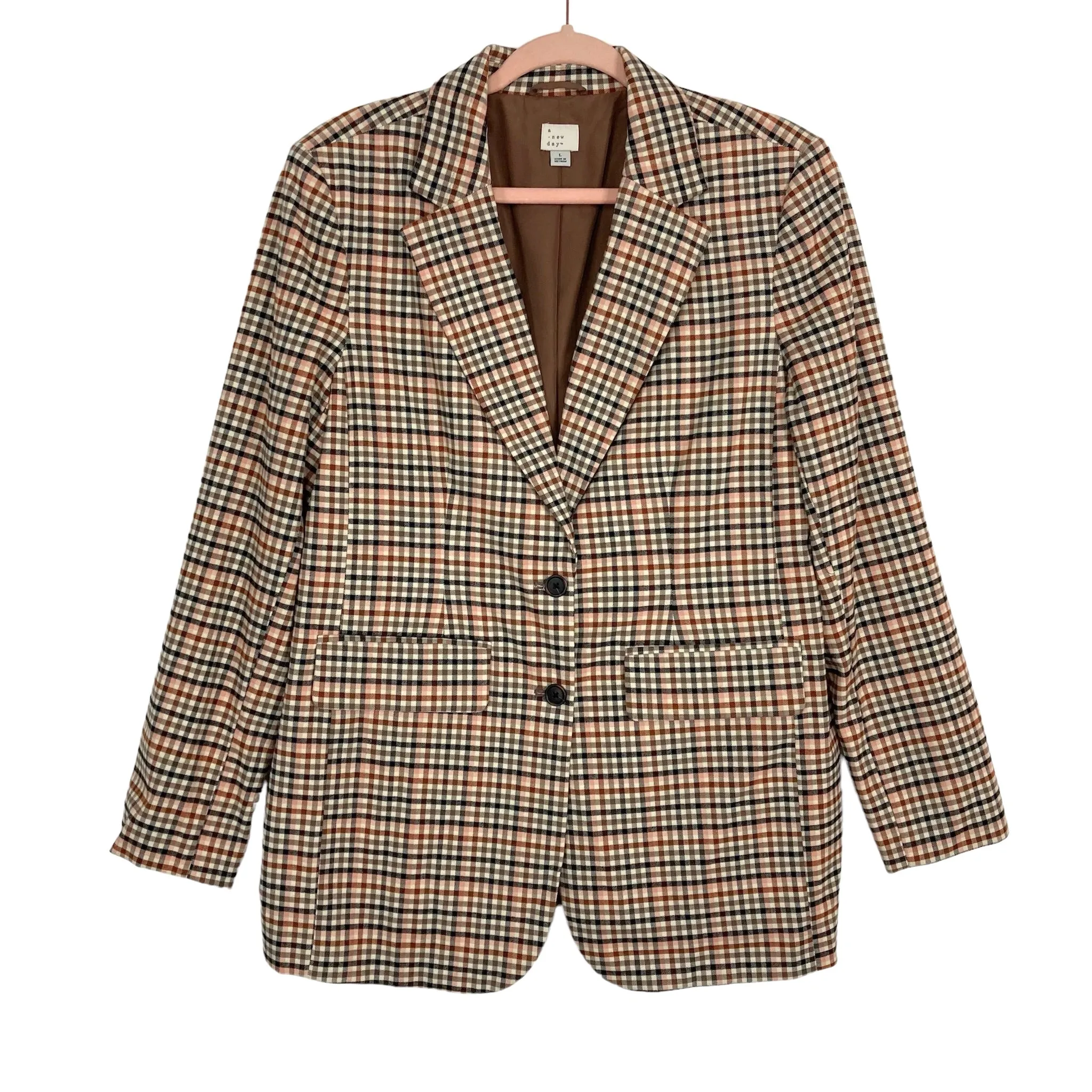 A New Day Plaid Blazer- Size L (sold out online)