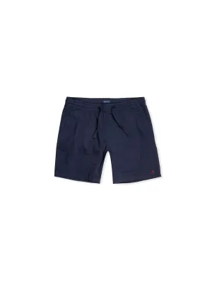 Allister Draw String Logo Shorts Marine