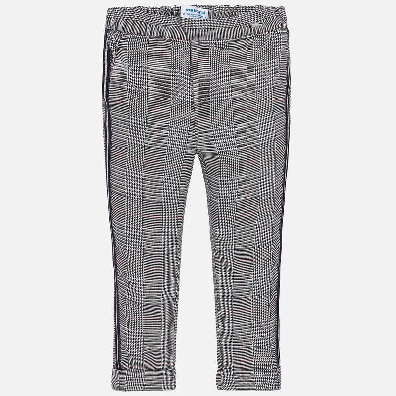 AW19 Mayoral Girls Dogtooth Check Trousers 4504