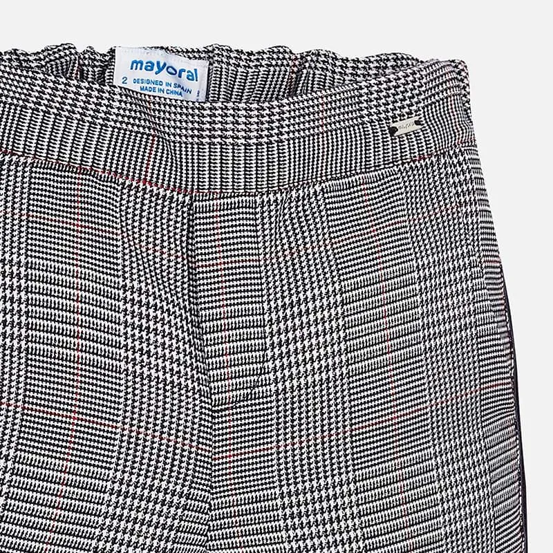 AW19 Mayoral Girls Dogtooth Check Trousers 4504