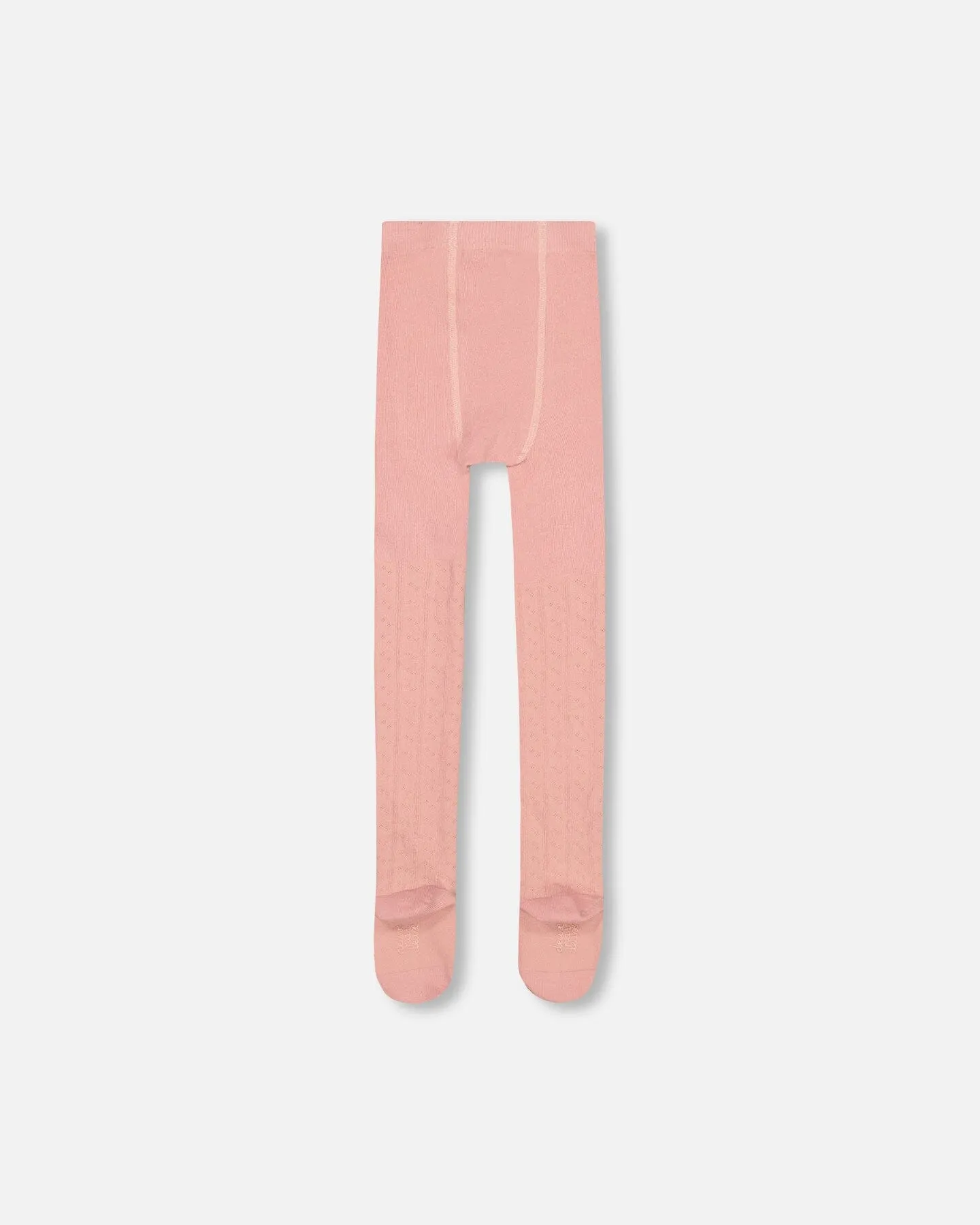 Baby Cable Tights Powder Pink