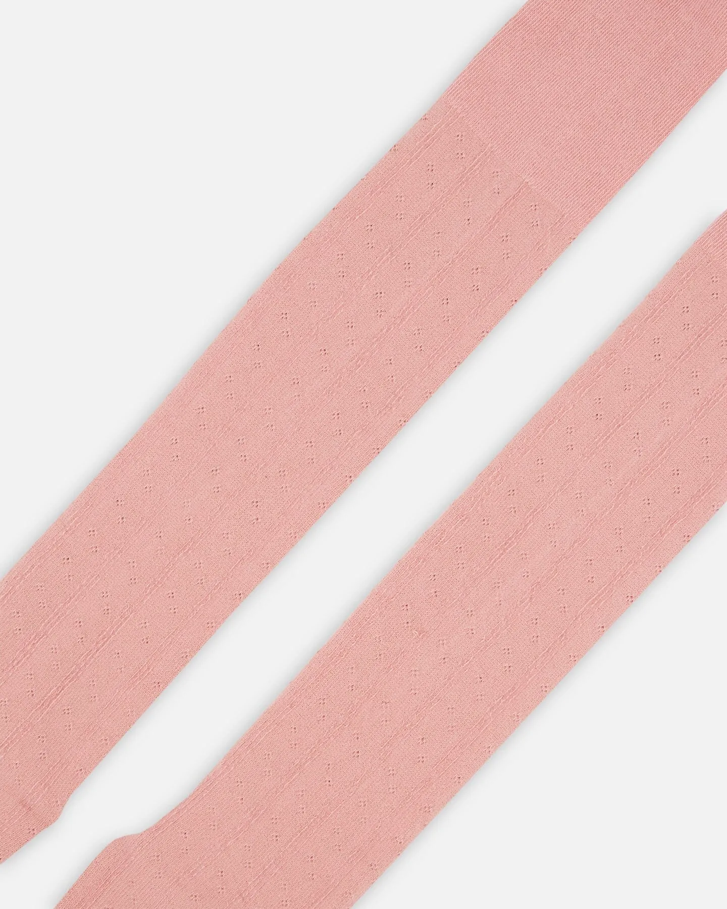 Baby Cable Tights Powder Pink