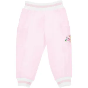 Baby Girls Pink Bear Joggers