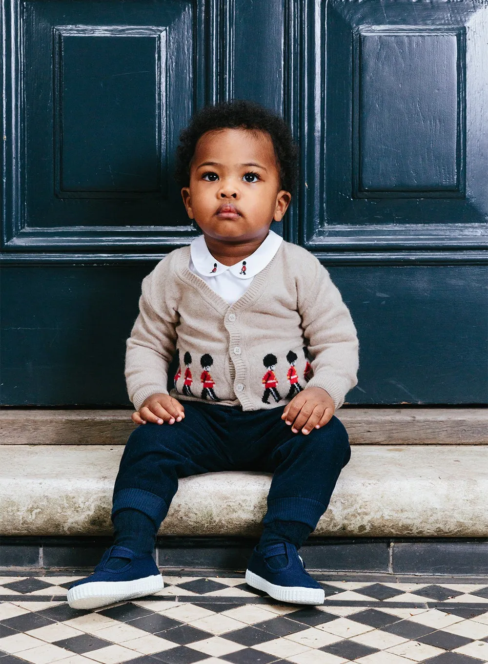 Baby Orly Trousers in Navy Cord