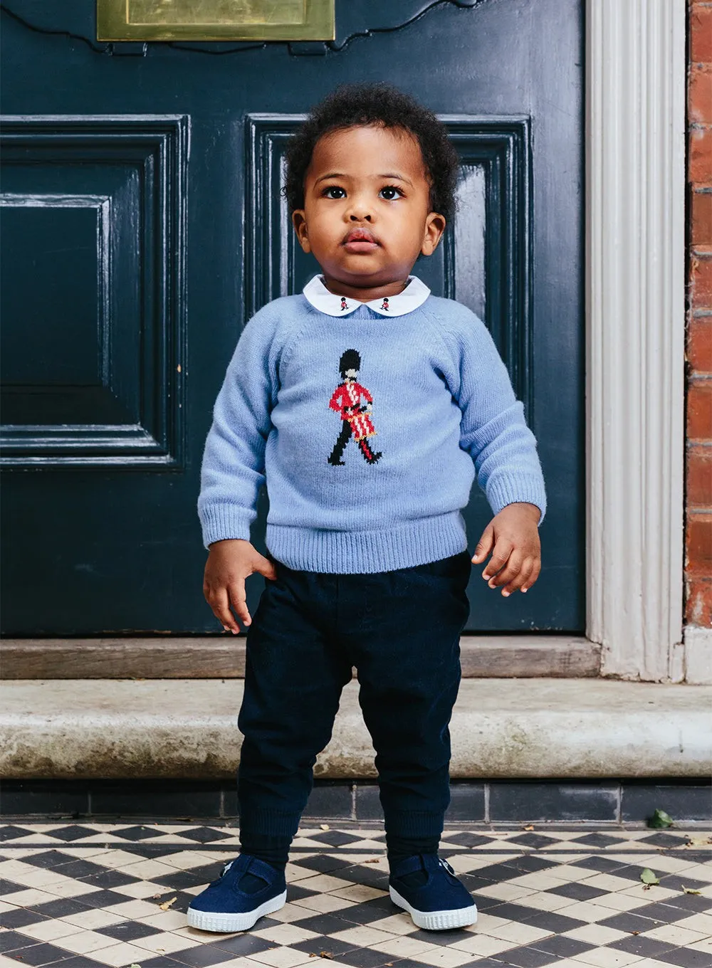 Baby Orly Trousers in Navy Cord