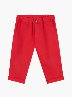 Baby Orly Trousers in Red