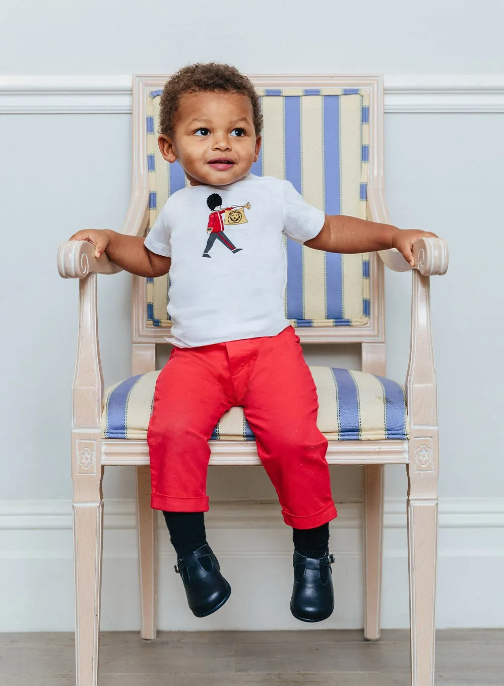 Baby Orly Trousers in Red