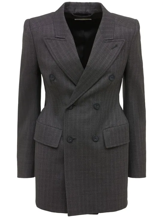 Balenciaga   DB Hourglass wool blazer 