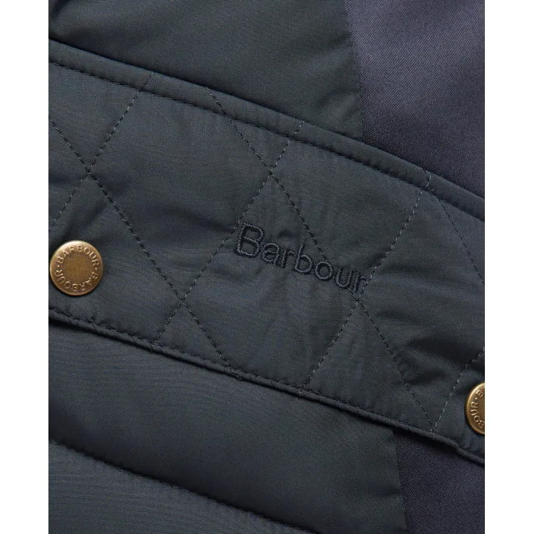 Barbour Ladies Stretch Cavalry Quilt Gilet - Dark Navy/Dark Navy Marl