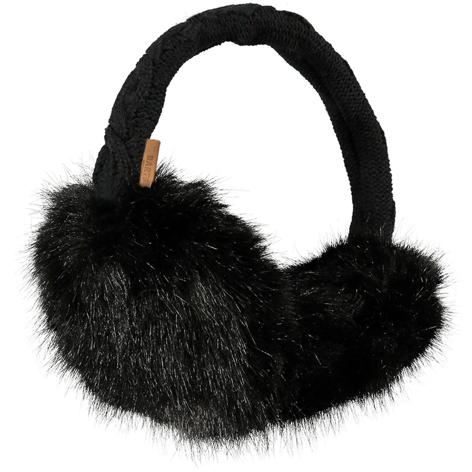 Barts Womens Faux Fur Cable Knit Earmuffs