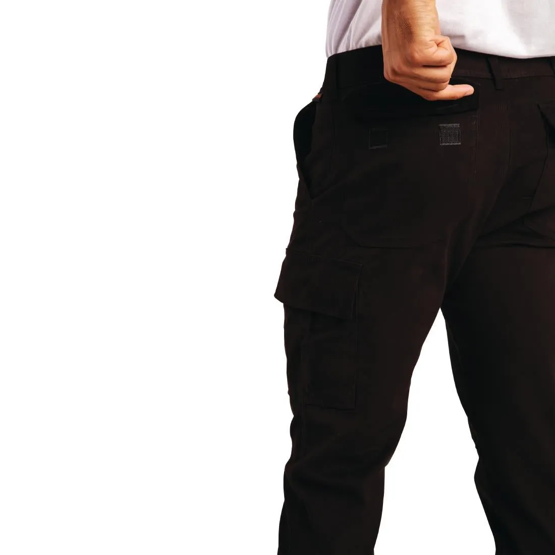 BB463-34 Stretch Slim Combat Trousers Black 34