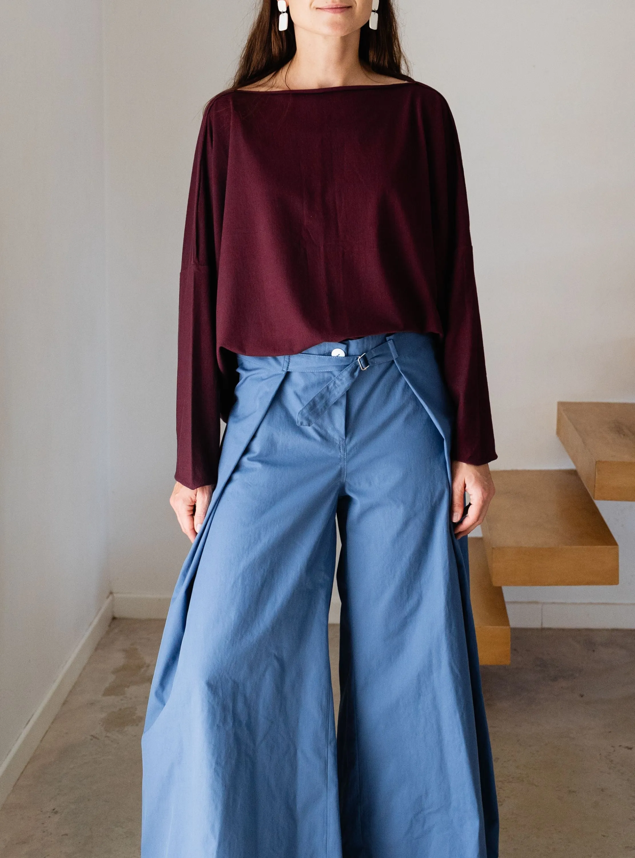 Blue WIDE trousers