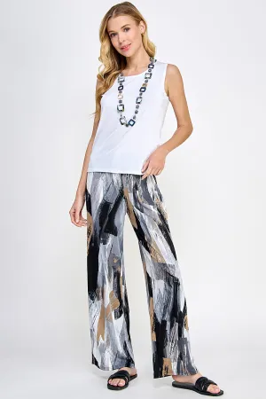 BNS Print Flared Pants-542BN-ARP1-W379