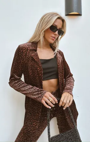 Boss Blazer ~ Cheetah Velvet