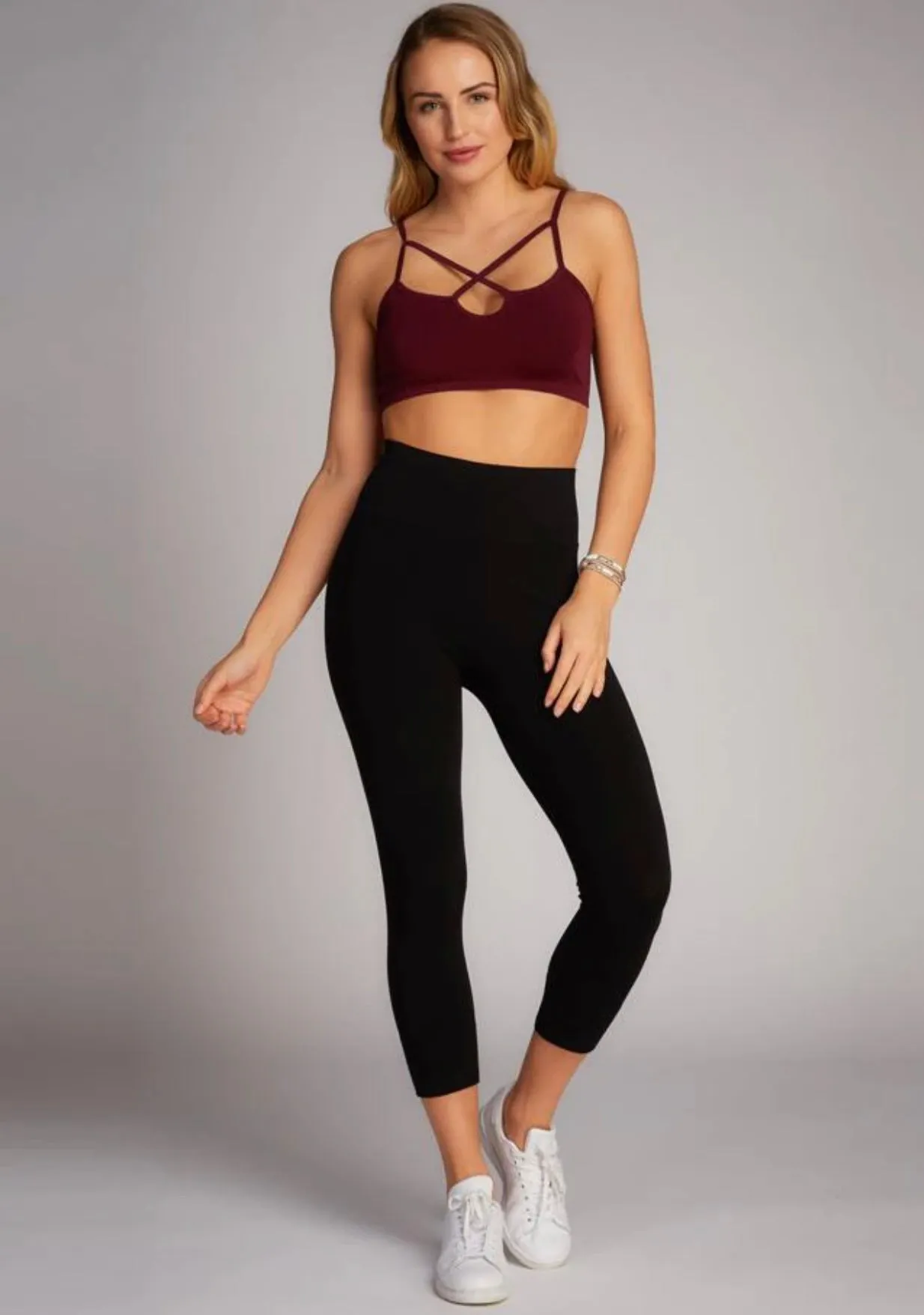 C'EST MOI 3/4 BAMBOO HIGH WAISTED LEGGING