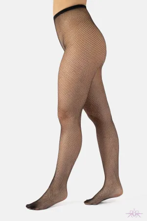 Cette Seamless Fishnet Black Tights