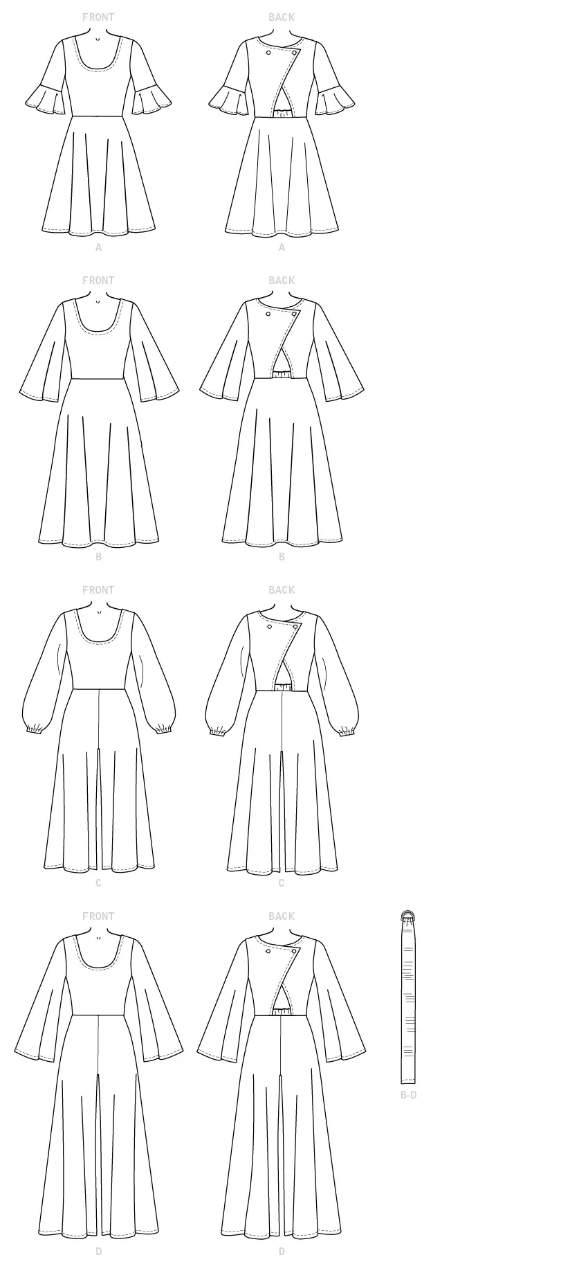 CLEARANCE • BUTTERICK PATTERN MISSES' DRESS & JUMPSUIT 6622