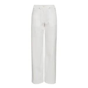 Cotton Straight-Leg Trousers