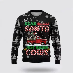 Dear Santa Ugly Christmas Sweater, Farm Sweater, Christmas Gift, Best Winter Outfit Christmas