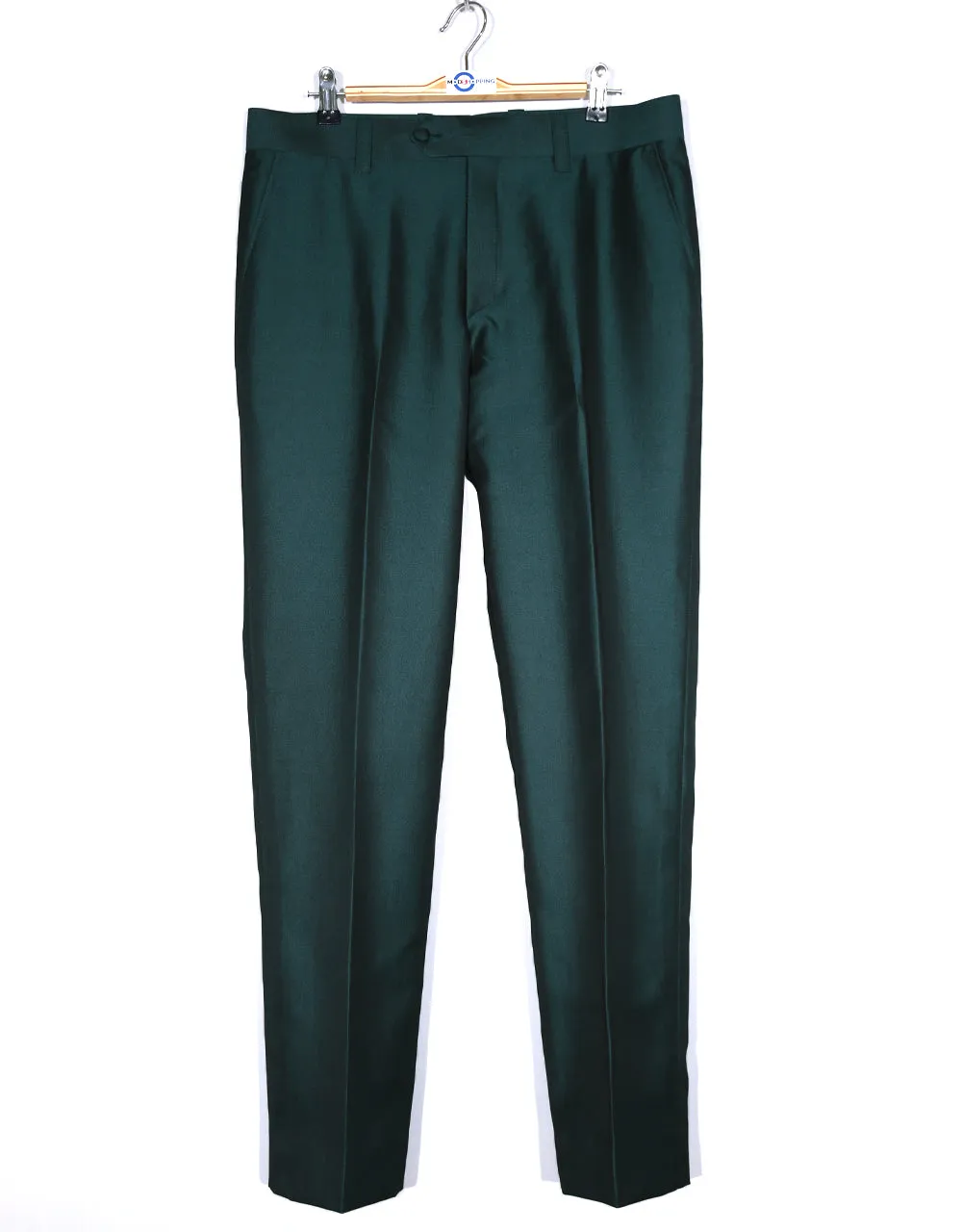 Deep Teal and Black Two Tone Trouser