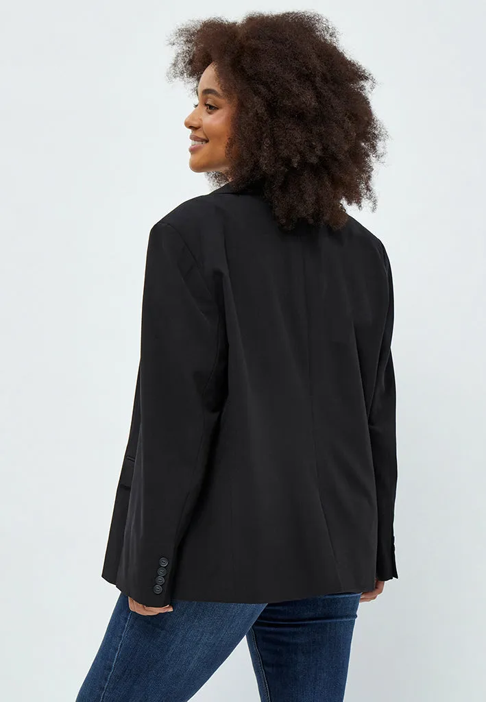 Diana Single Breasted Blazer Curve - Black