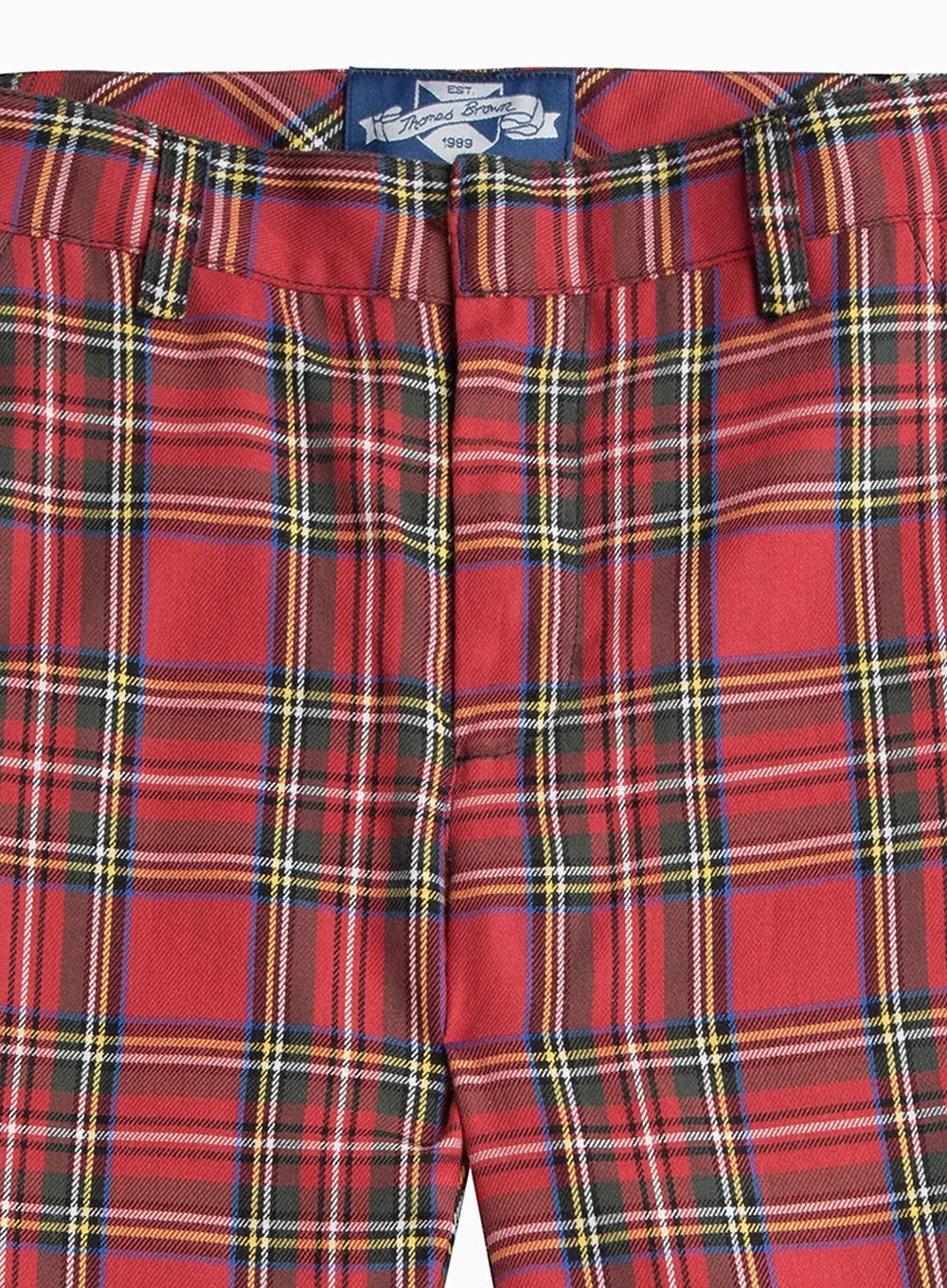 Donald Trousers in Red Tartan