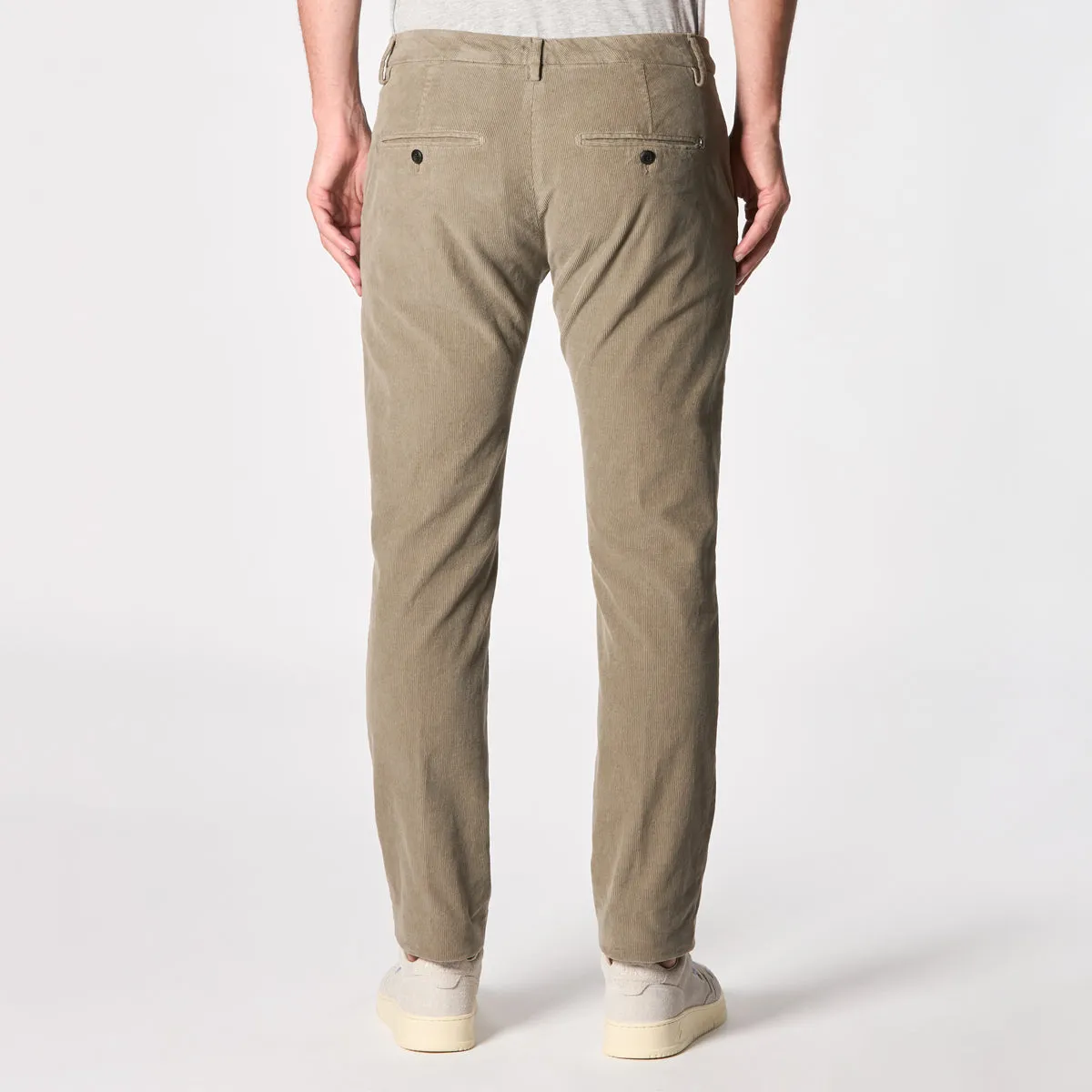 DONDUP TROUSERS UP166 VS0028 PTD 027 DOVE GREY