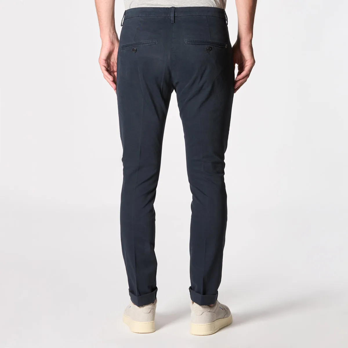 DONDUP TROUSERS UP235 GSE043 PTD 890 NAVY