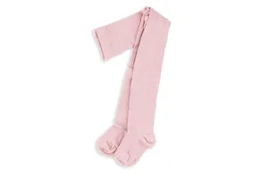 Dry Pink Rib Tights