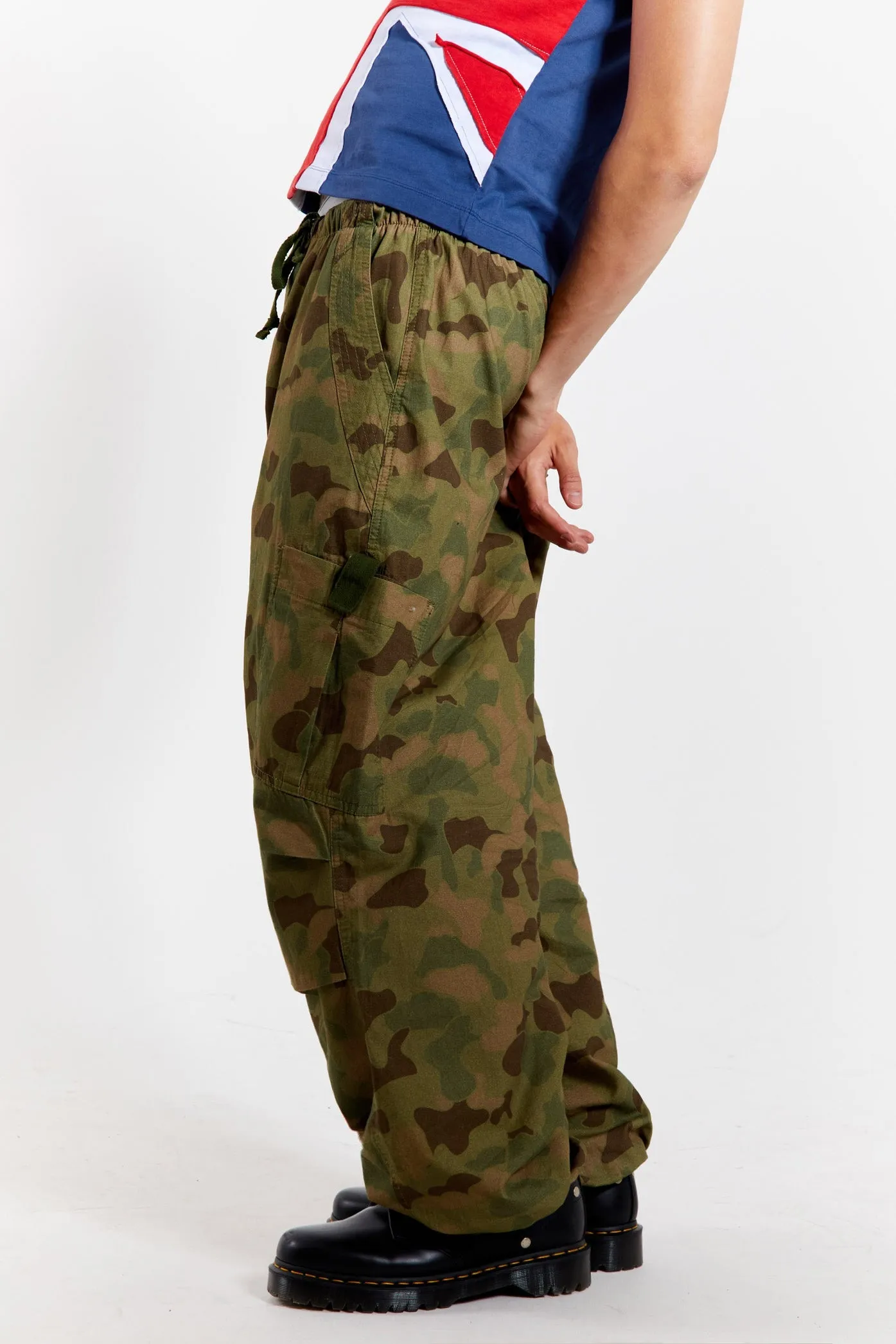 Duck Camo Parachute Pants