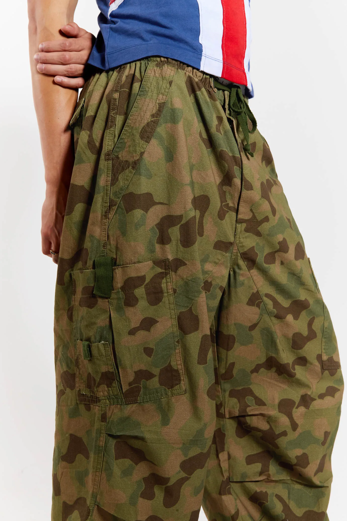 Duck Camo Parachute Pants