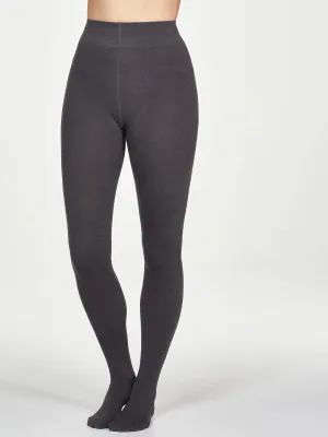 Elgin Plain Bamboo Tights in Graphite Grey