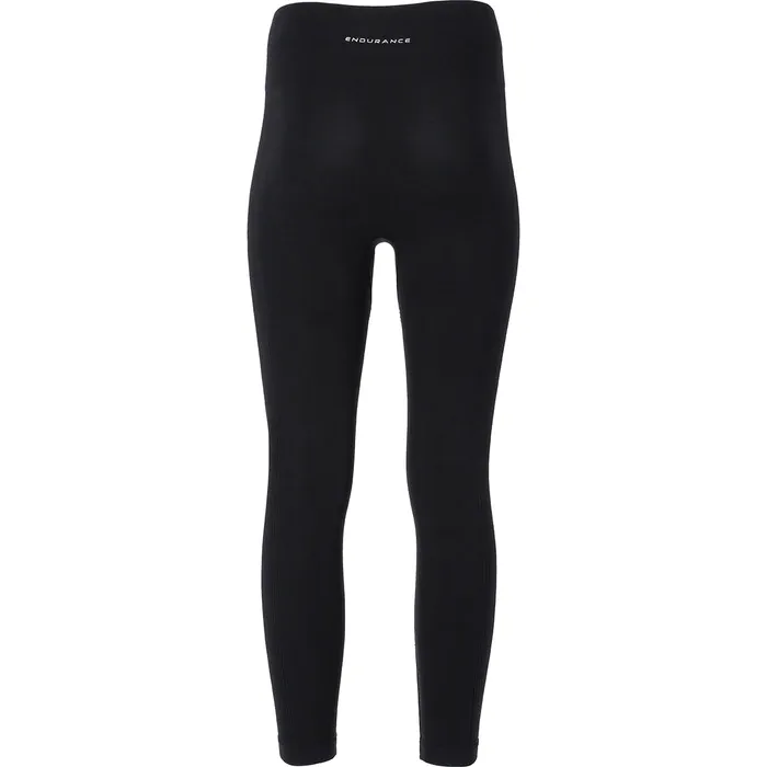 Endurance Maidon Seamless Tights - Womens - Black