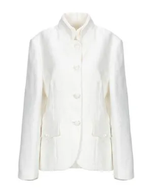 Ermanno Scervino Women Blazer White 12 UK