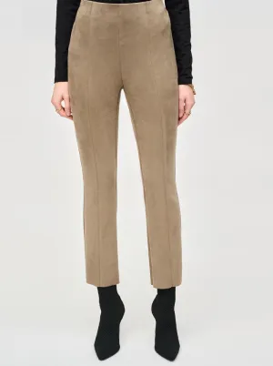 Faux Suede Trousers