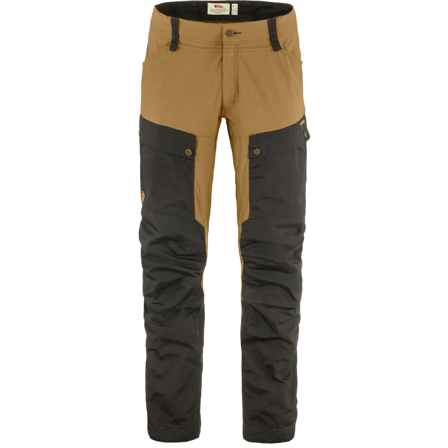 Fjällräven Men&#x27;s Keb Trousers Dark Grey-Buckwheat Brown | Buy Fjällräven Men&#x27;s Keb Trousers Dark Grey-Buckwheat Brown here | Outnorth