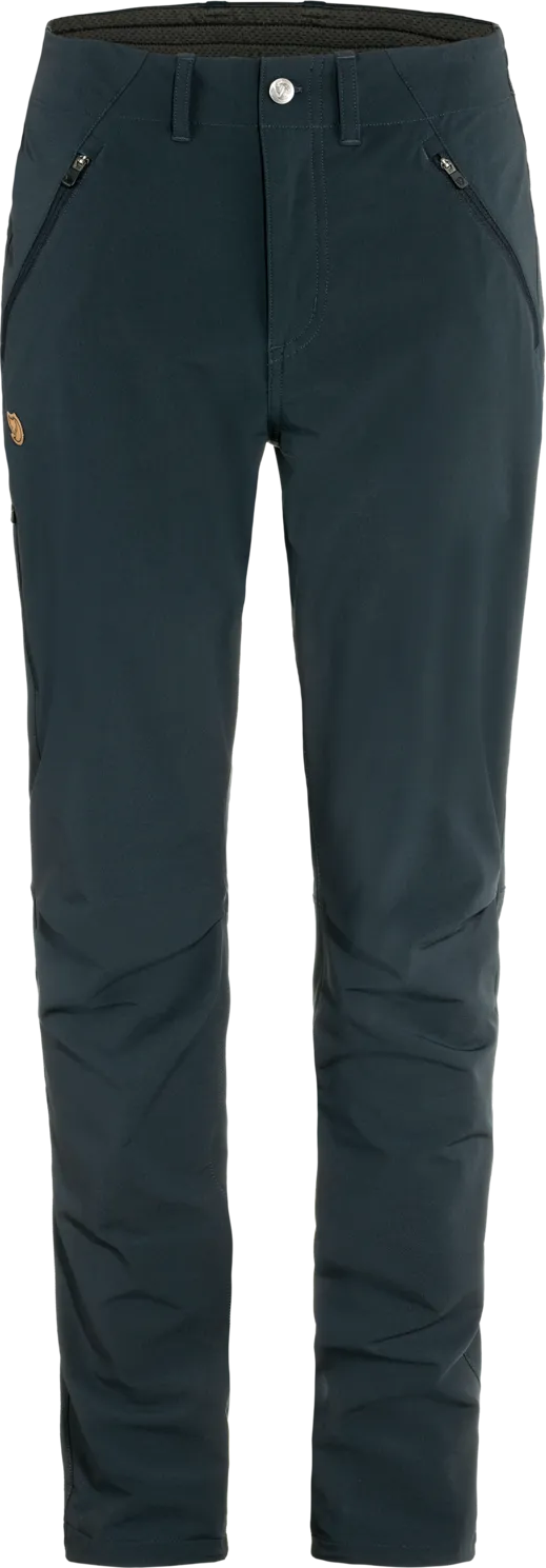 Fjällräven Women&#x27;s Abisko Trail Stretch Trousers Dark Navy | Buy Fjällräven Women&#x27;s Abisko Trail Stretch Trousers Dark Navy here | Outnorth