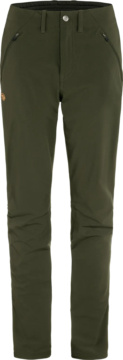 Fjällräven Women&#x27;s Abisko Trail Stretch Trousers Deep Forest | Buy Fjällräven Women&#x27;s Abisko Trail Stretch Trousers Deep Forest here | Outnorth