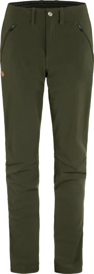 Fjällräven Women&#x27;s Abisko Trail Stretch Trousers Deep Forest | Buy Fjällräven Women&#x27;s Abisko Trail Stretch Trousers Deep Forest here | Outnorth