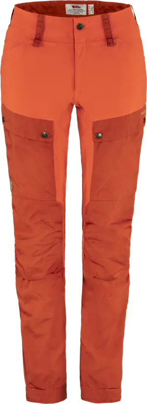 Fjällräven Women&#x27;s Keb Trousers Curved  Cabin Red/Rowan Red | Buy Fjällräven Women&#x27;s Keb Trousers Curved  Cabin Red/Rowan Red here | Outnorth