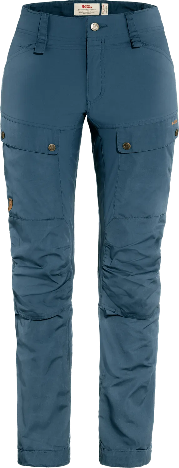 Fjällräven Women&#x27;s Keb Trousers Curved  Indigo Blue | Buy Fjällräven Women&#x27;s Keb Trousers Curved  Indigo Blue here | Outnorth