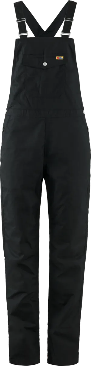 Fjällräven Women&#x27;s Vardag Dungaree Trousers Black | Buy Fjällräven Women&#x27;s Vardag Dungaree Trousers Black here | Outnorth