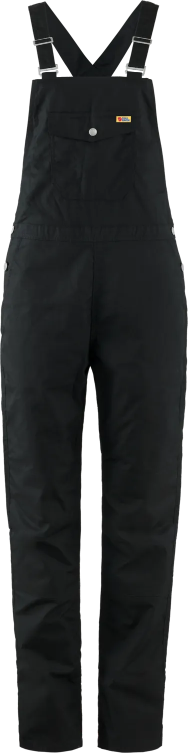 Fjällräven Women&#x27;s Vardag Dungaree Trousers Black | Buy Fjällräven Women&#x27;s Vardag Dungaree Trousers Black here | Outnorth