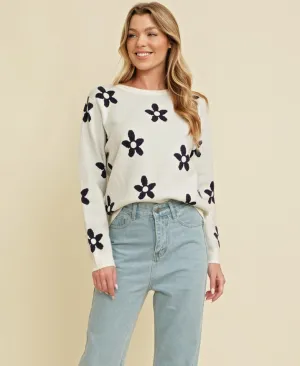 Floral Sweater