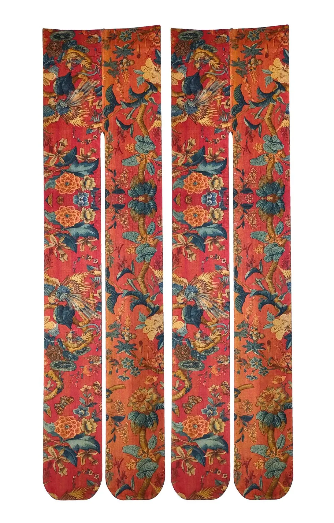 Flower Bird England Pannel By THE ART INSTITUTE OF CHICAGO Printed Art Tights