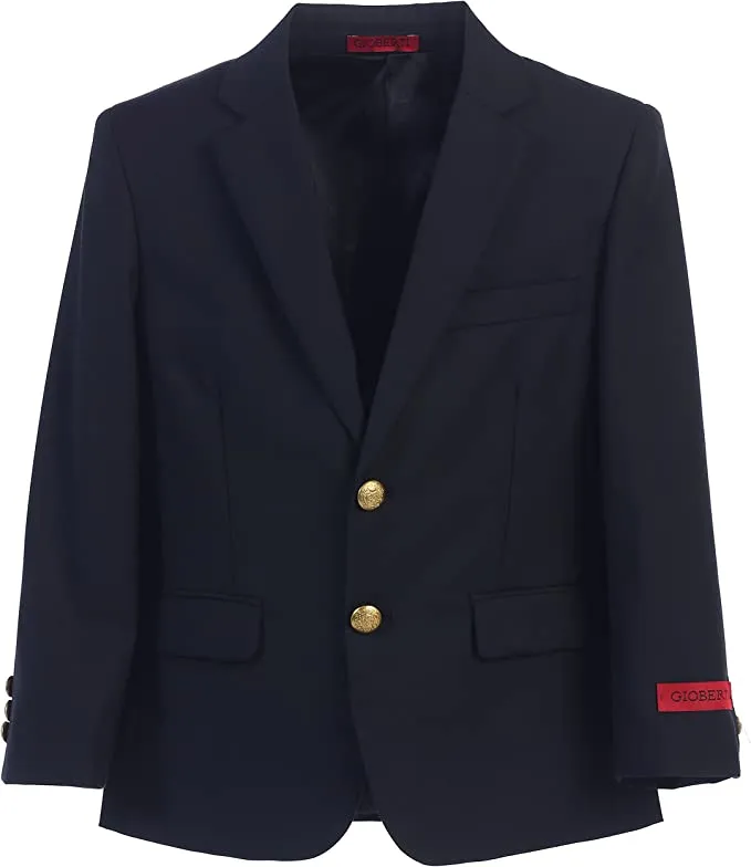 Formal Blazer Jacket Toddler's Kids Boys -Navy