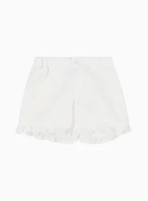 Frilly Twill Shorts