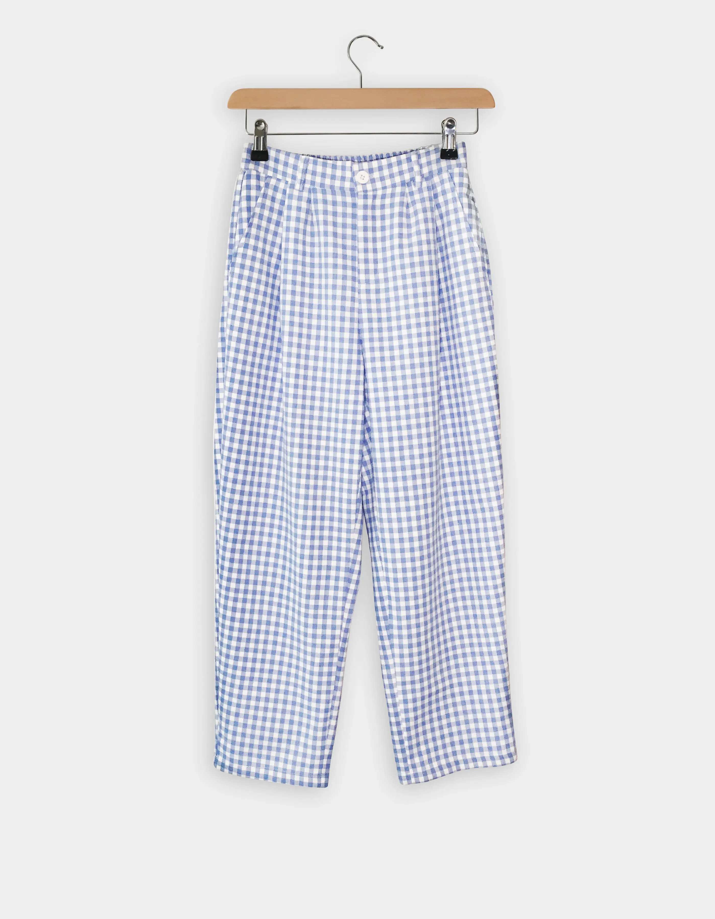 Gingham Checked Trousers (3colours)